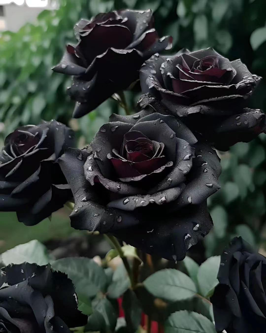 Rare Black Rose Seeds for Planting, Heirloom, No-GMO 200+ Beautiful Flower Seeds Home Garden Bonsai