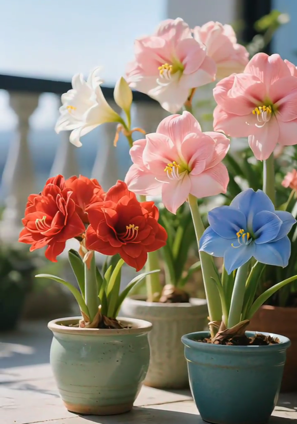 ✨Limited Offer 🌺 Double-Petaled Perfume Amaryllis Bulbs – Giant Blooms, Winter’s Flower ❄️