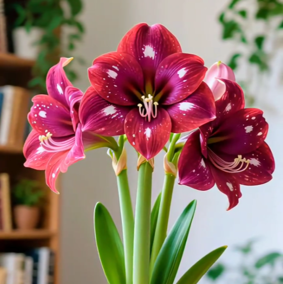 ✨Limited Offer 🌺 Double-Petaled Perfume Amaryllis Bulbs – Giant Blooms, Winter’s Flower ❄️