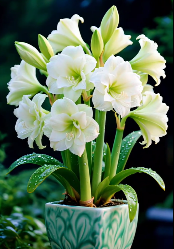 ✨Limited Offer 🌺 Double-Petaled Perfume Amaryllis Bulbs – Giant Blooms, Winter’s Flower ❄️