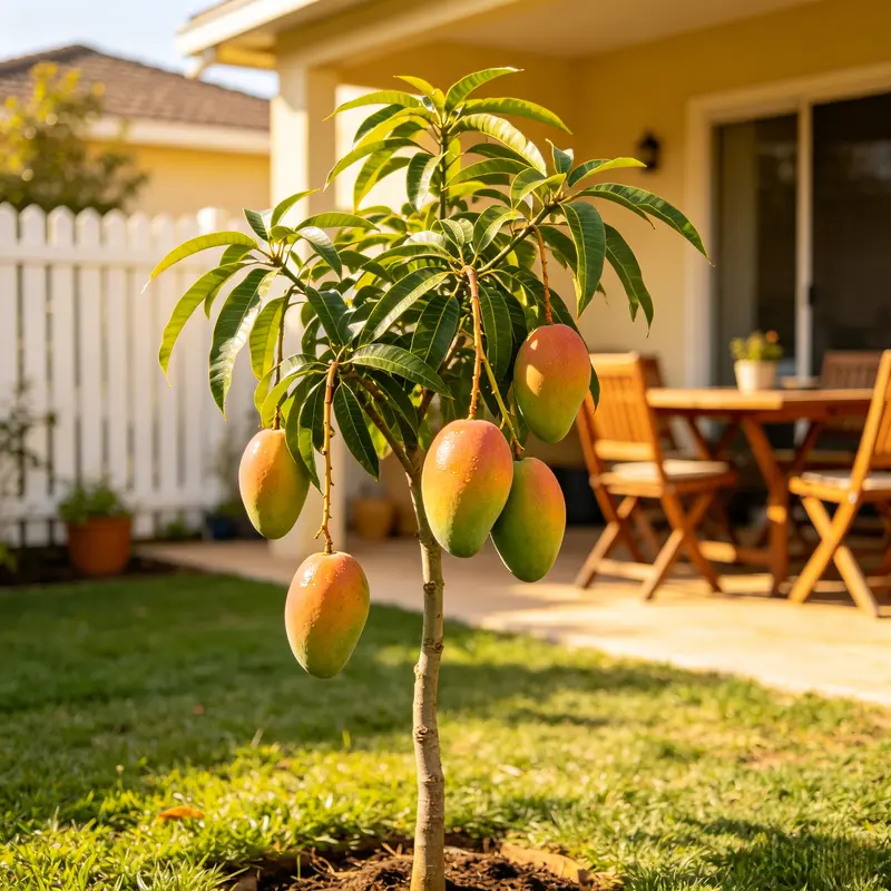 🔥 65K+ SOLD! 🥭 Sweet "Golden Honey" Dwarf Mango Tree Seeds (Grow at Home)