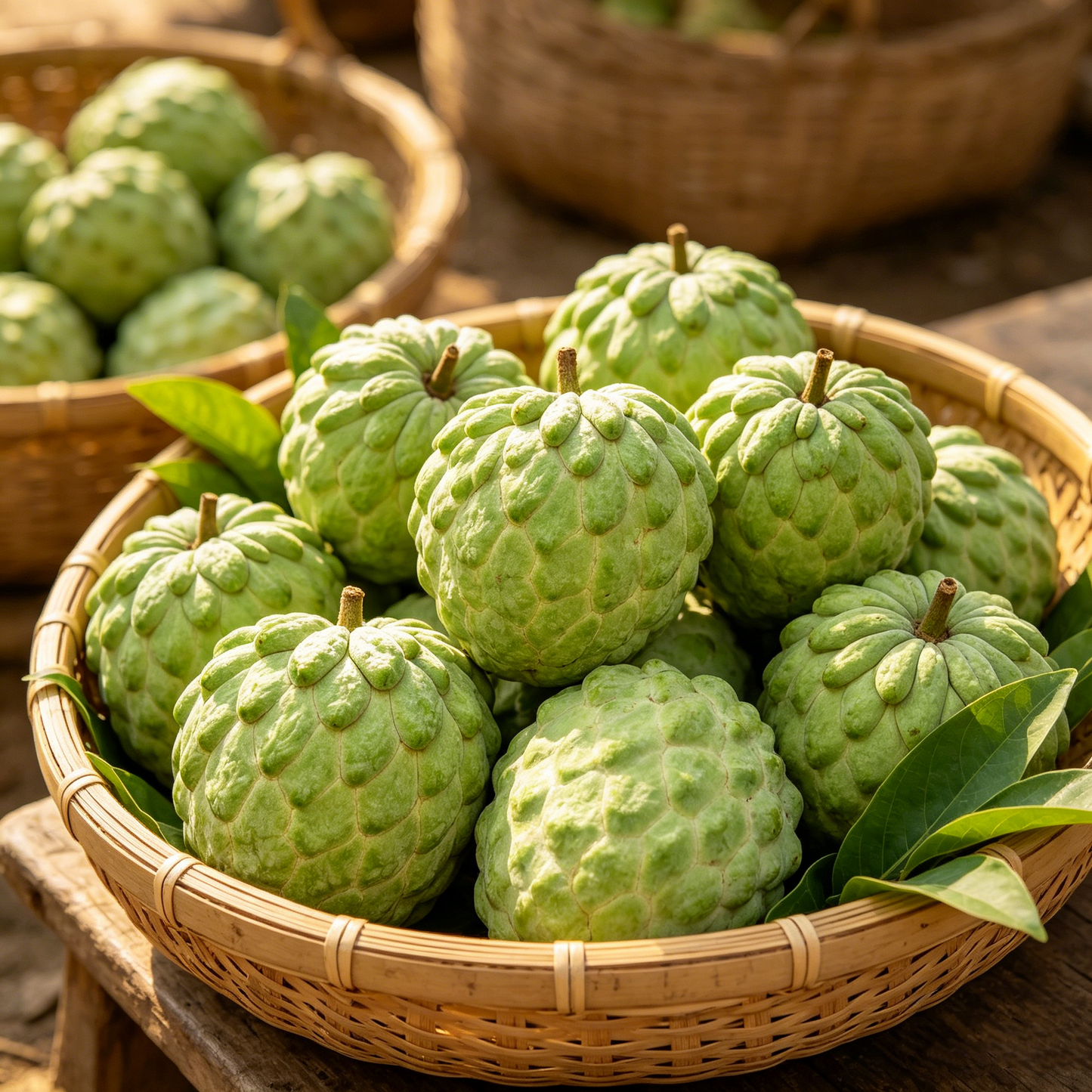 🔥195K+ SOLD! 🍈 Heirloom Sugar Apple Live Seeds – Grow Sweet Tropical Custard Fruit at Home