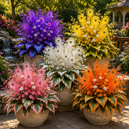 🦚 Peacock Flame Hosta Bulbs – Stunning Colors That Brighten Any Space 🦚