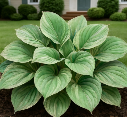 🔥🌌 Glow-in-the-Dark Garden Magic: Rare Dark Blue Flame Hostas Seeds