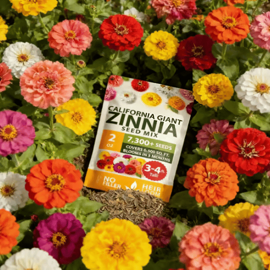🔥Last Day 70% OFF🔥Zinnia Seeds - Pure Seeds - No Filler -Heirloom Flower Seeds