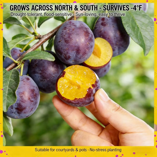 ⏰VIP Shipping Today Only-Ships within 24 hours⏰🍑Heirloom Non-GMO Grafted Plum Tree Seeds