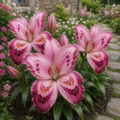 🦋 Butterfly Lily Bulbs – Stunning Blooms for Every Garden