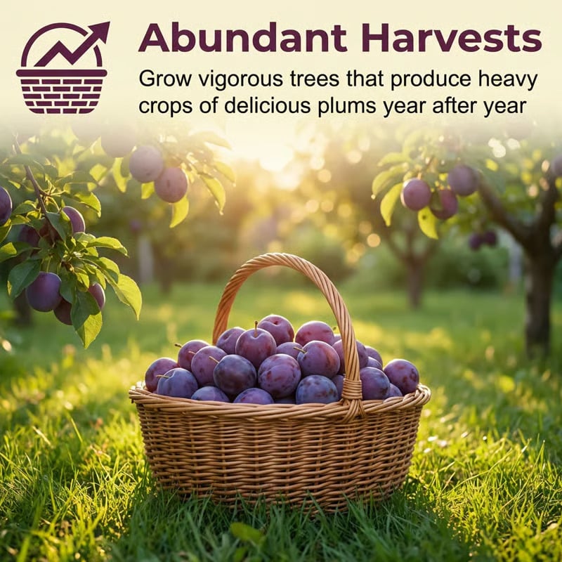⏰VIP Shipping Today Only-Ships within 24 hours⏰🍑Heirloom Non-GMO Grafted Plum Tree Seeds