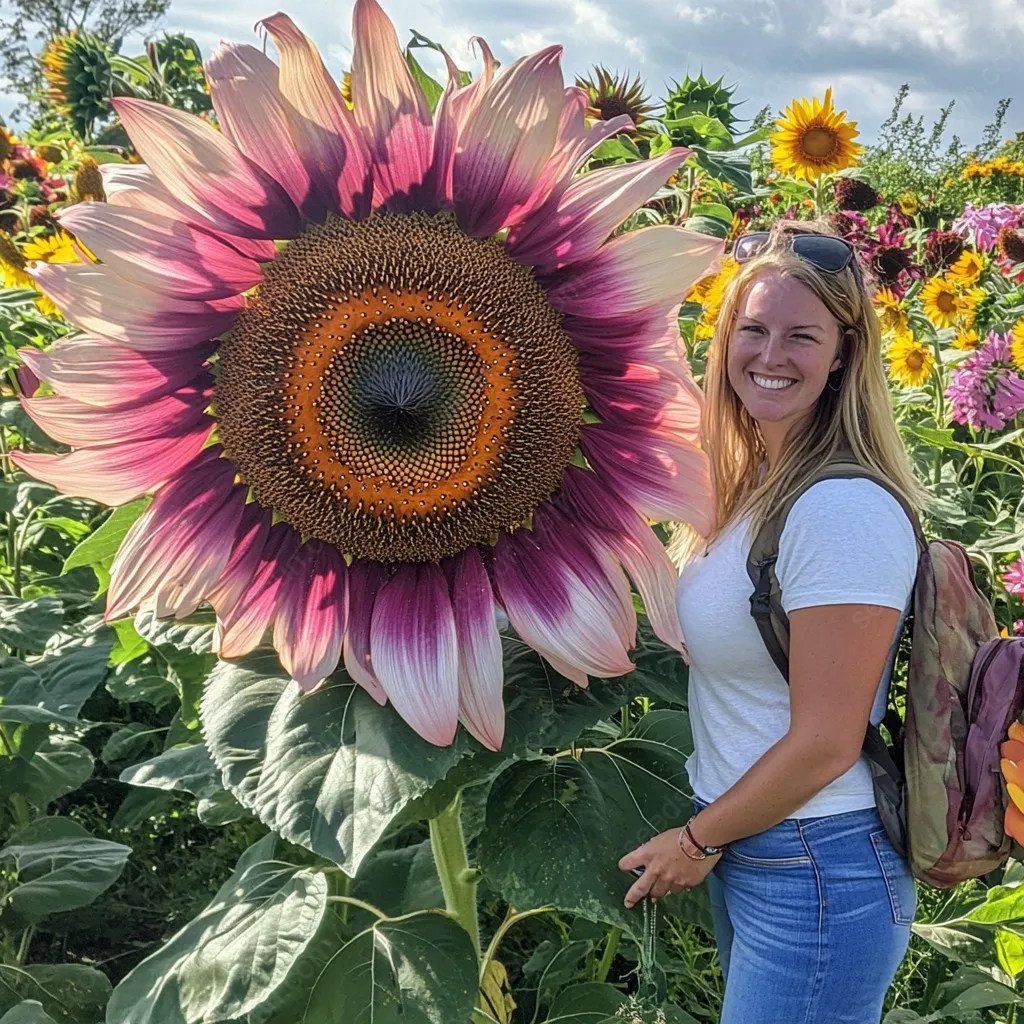 🌻 Colorful Sunflower Seeds Mix ✨ Grow a Bright, Vibrant Garden with Ease
