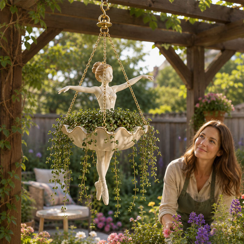 🩰 Ballet Dancer Hanging Planter🌿