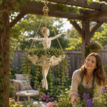🩰 Ballet Dancer Hanging Planter🌿