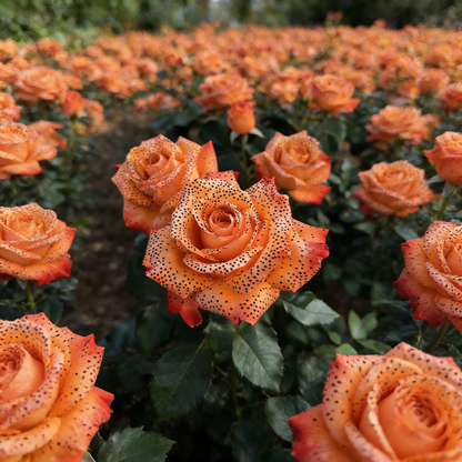 🧡🌹Orange-spotted rose seeds🌱 Grow Vibrant Roses from Seed