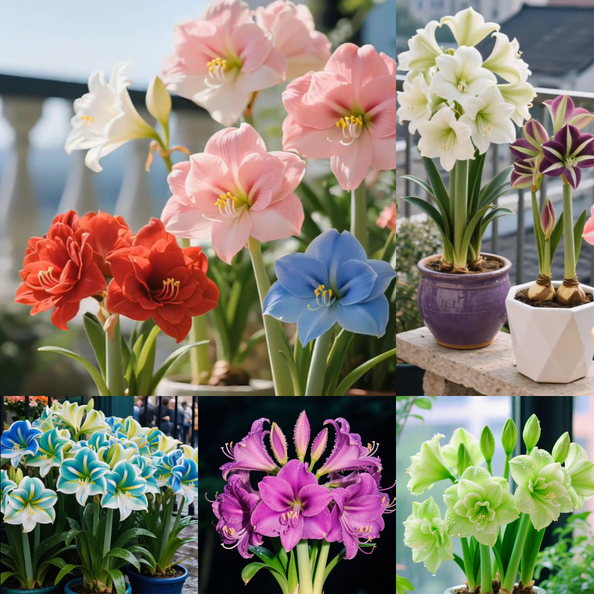 ✨Limited Offer 🌺 Double-Petaled Perfume Amaryllis Bulbs – Giant Blooms, Winter’s Flower ❄️