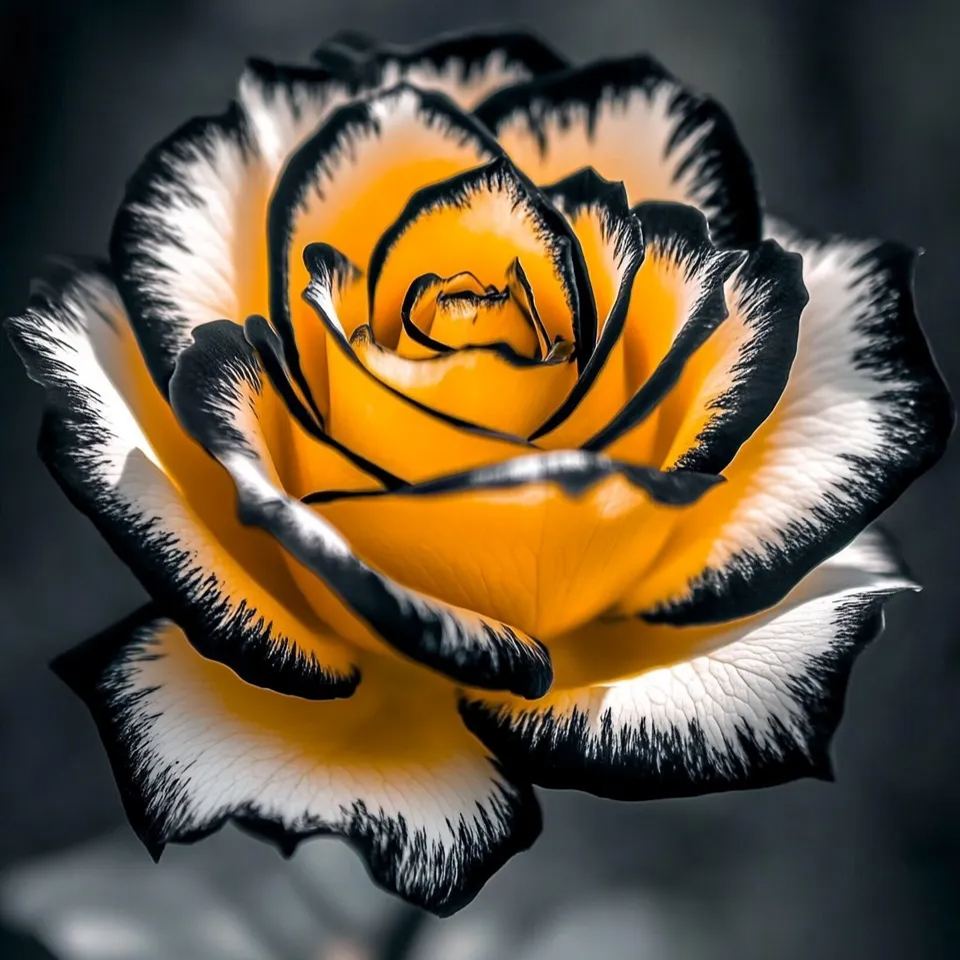 🌈🌹Rare Blue Moon Rose 🌌Multi-Colored Petal Lace Rose
