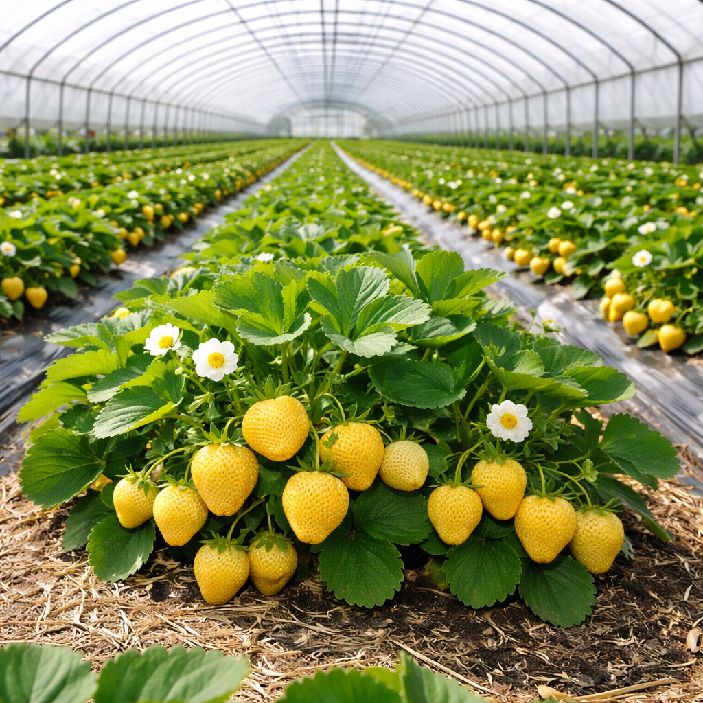 Golden Strawberry Seeds – Sweet, Unique & Easy to Grow at Home