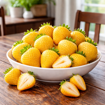 Golden Strawberry Seeds – Sweet, Unique & Easy to Grow at Home