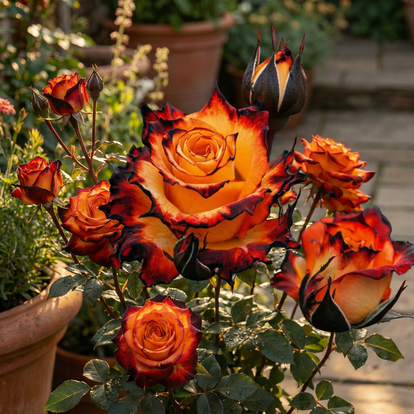 🔥🌹Flaming Rose Seeds🌱 Grow Vibrant Roses from Seed