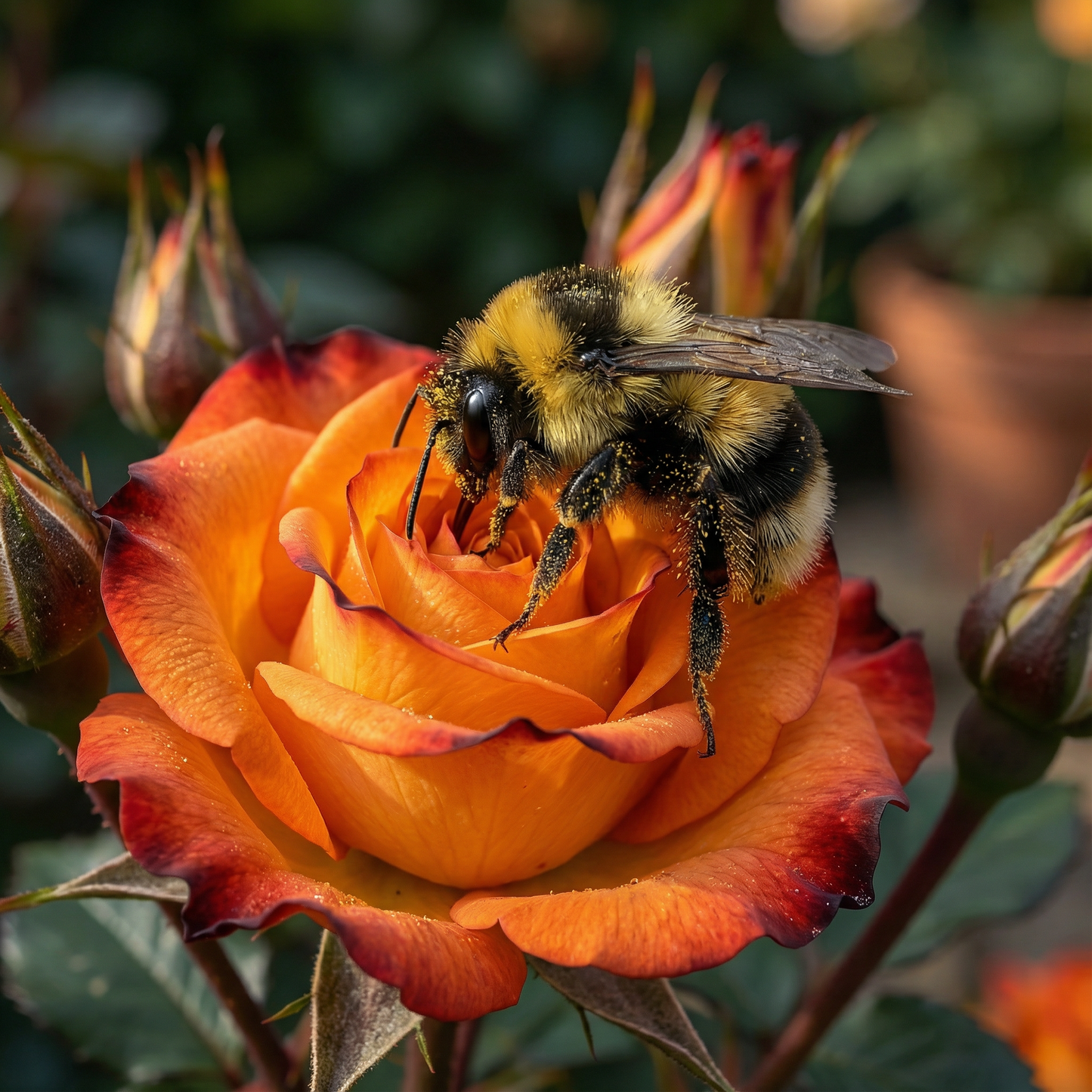 🔥🌹Flaming Rose Seeds🌱 Grow Vibrant Roses from Seed
