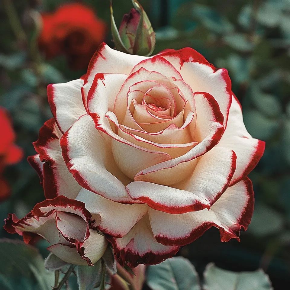 🌈🌹Rare Blue Moon Rose 🌌Multi-Colored Petal Lace Rose