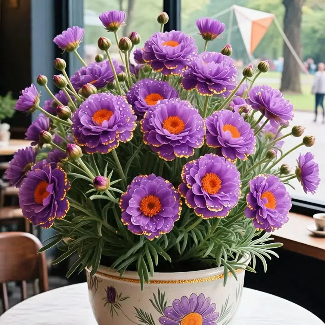 Golden Lace Portulaca🌸✨ Brilliant Double Blooms for Effortless Summer Color