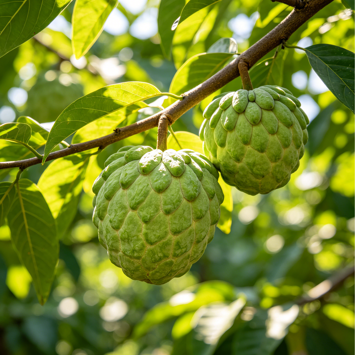🔥195K+ SOLD! 🍈 Heirloom Sugar Apple Live Seeds – Grow Sweet Tropical Custard Fruit at Home