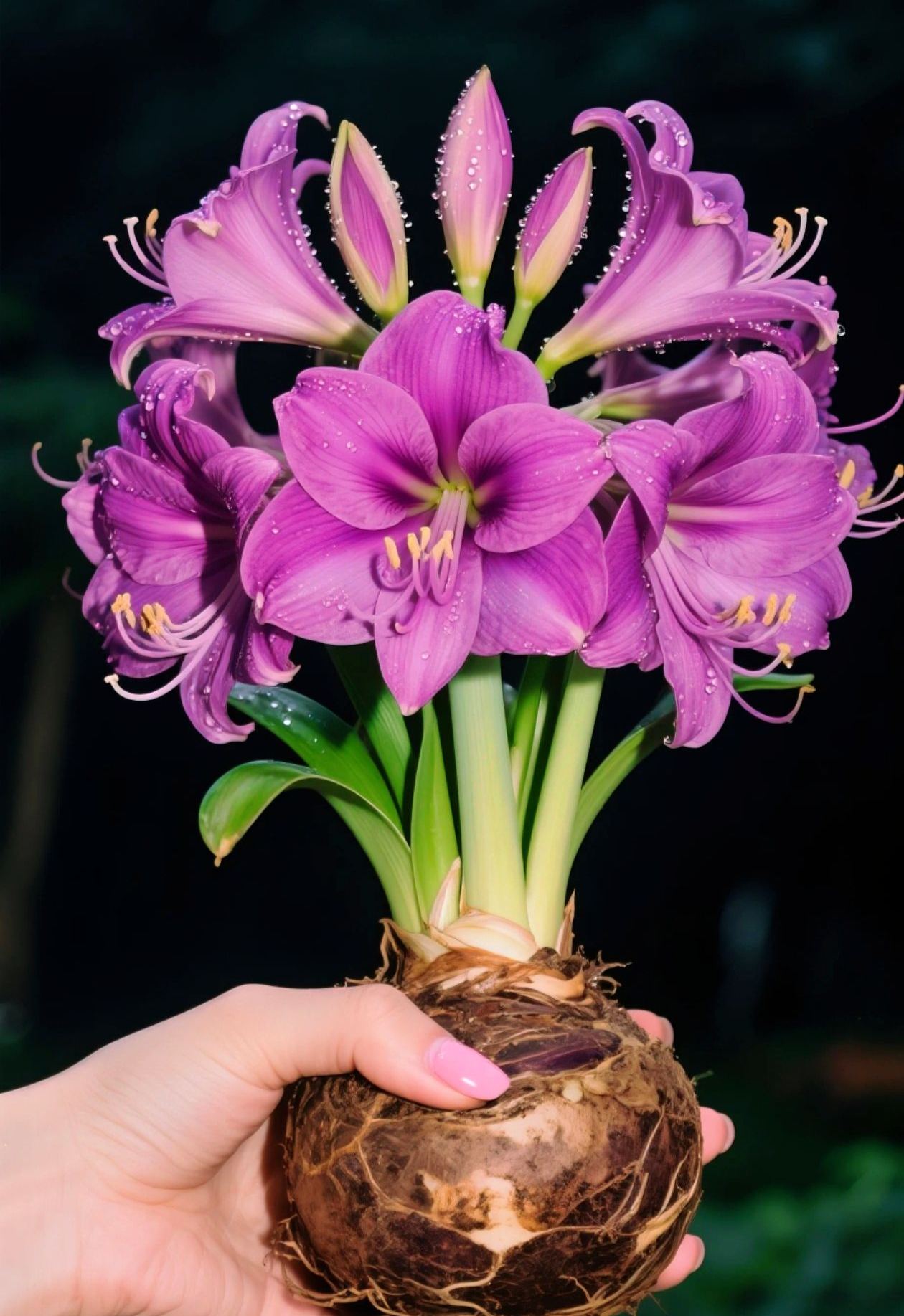 ✨Limited Offer 🌺 Double-Petaled Perfume Amaryllis Bulbs – Giant Blooms, Winter’s Flower ❄️