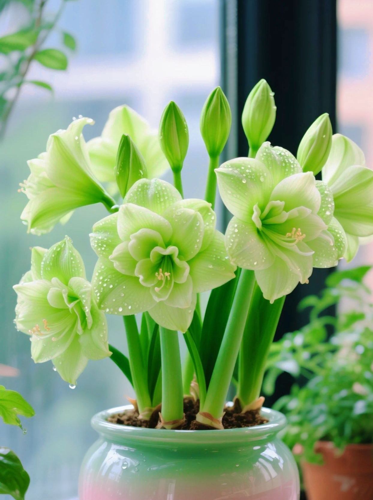 ✨Limited Offer 🌺 Double-Petaled Perfume Amaryllis Bulbs – Giant Blooms, Winter’s Flower ❄️