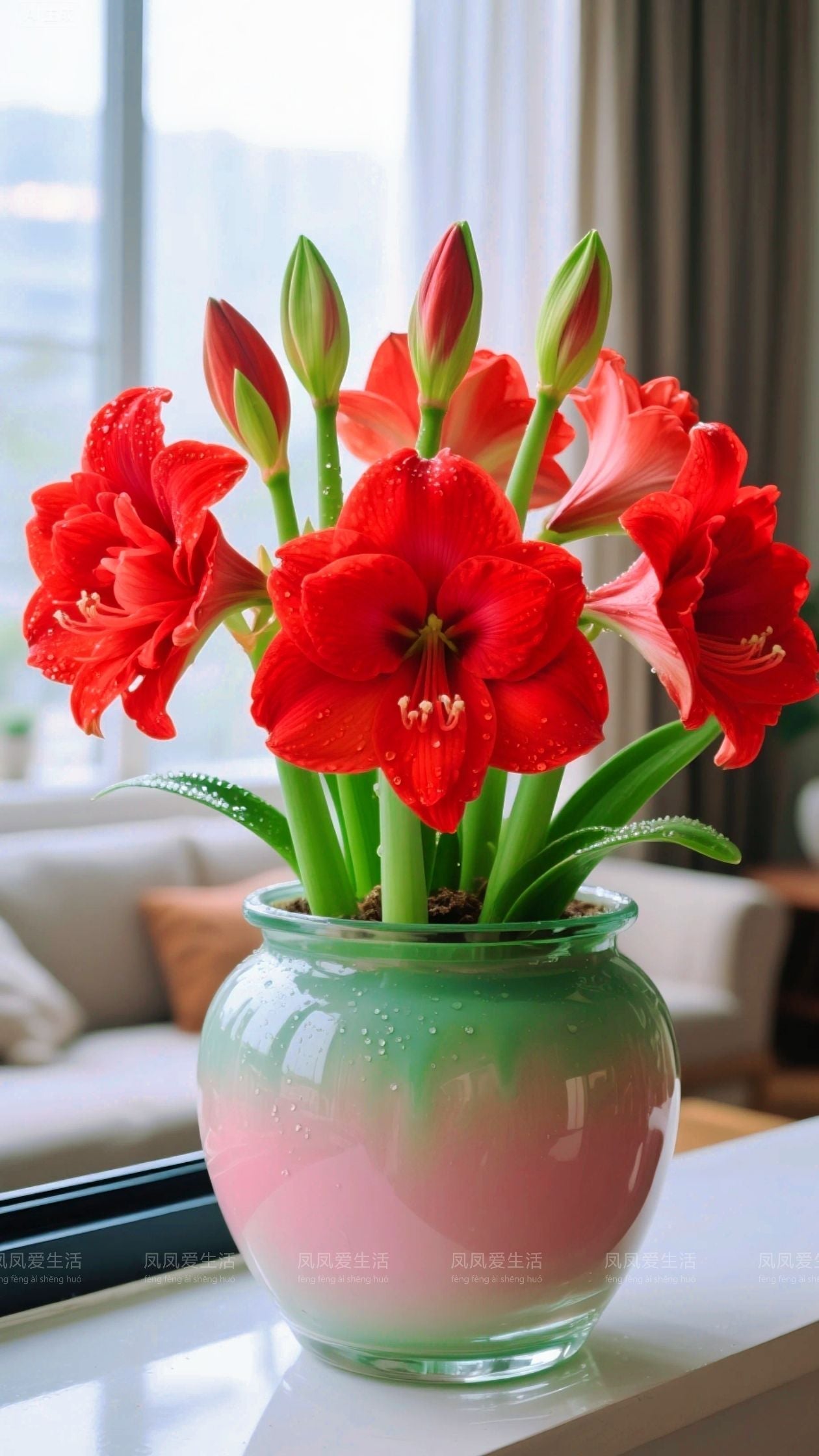 ✨Limited Offer 🌺 Double-Petaled Perfume Amaryllis Bulbs – Giant Blooms, Winter’s Flower ❄️
